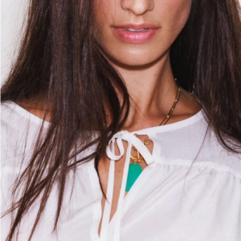JASON WU WHITE BLOUSE with ties!! Adorable!!! S! New